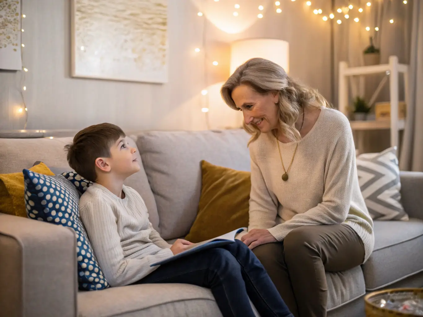 A picture of a therapist working with a child with intellectual disabilities, demonstrating the personalized support provided by AFAPEI DU CALAISIS.