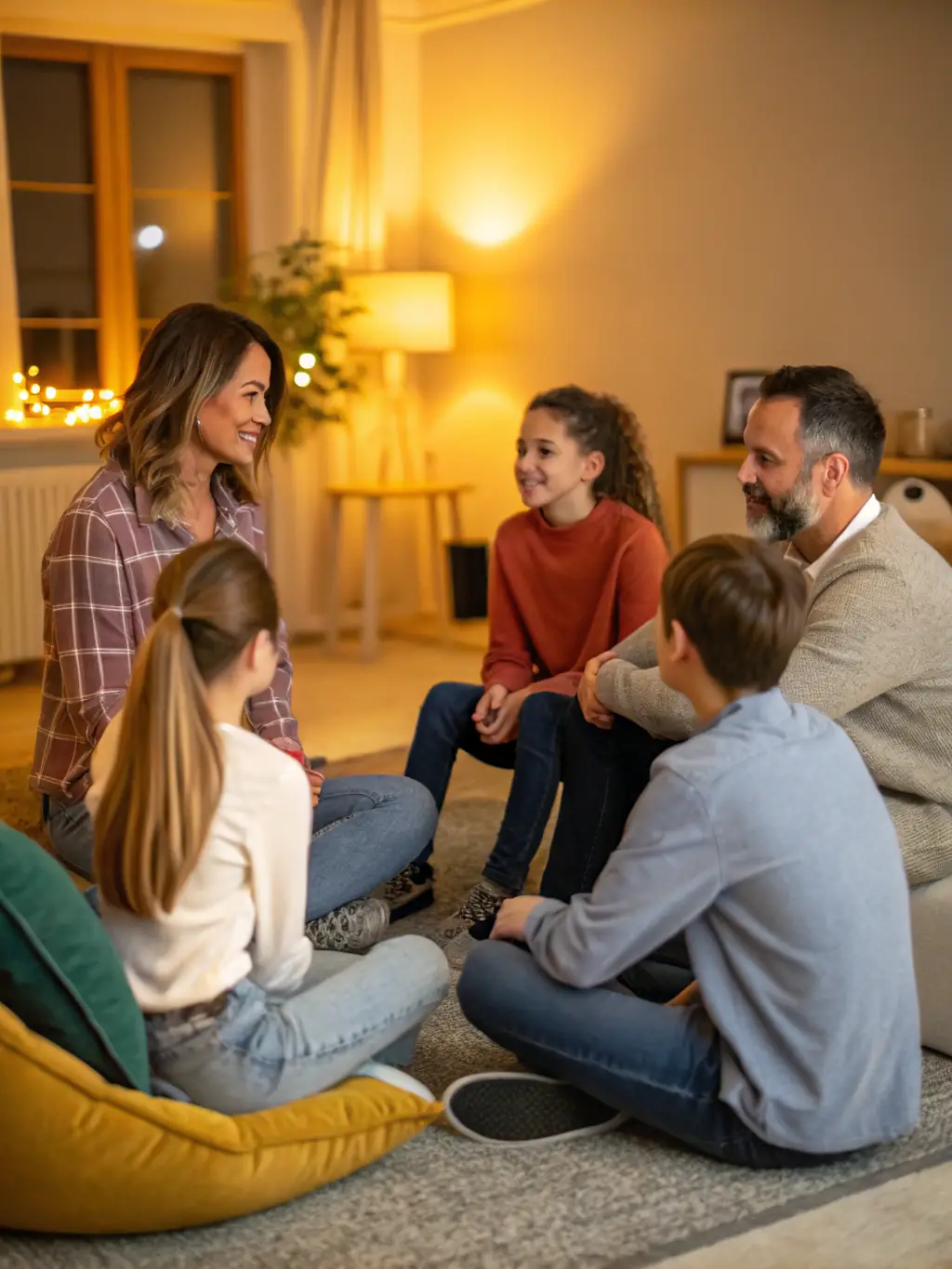 A photograph of participants in a drama therapy session, expressing emotions through acting and movement, guided by a therapist.