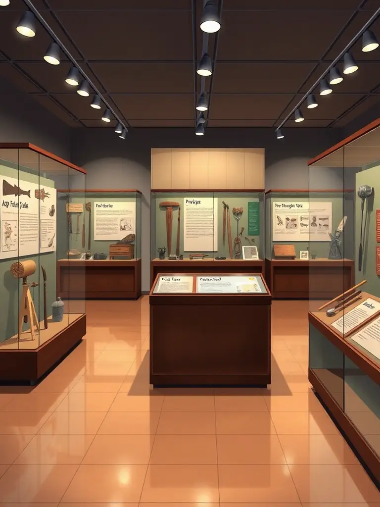 An image of a newly curated exhibit at the Marcillieux museum, highlighting a specific aspect of pre-1965 agricultural life.